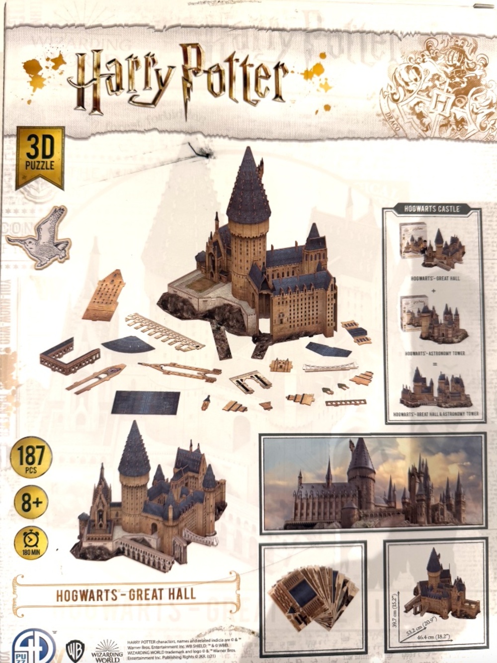 Harry Potter Great Hall 3D Puzzle - Picture 2 of 2